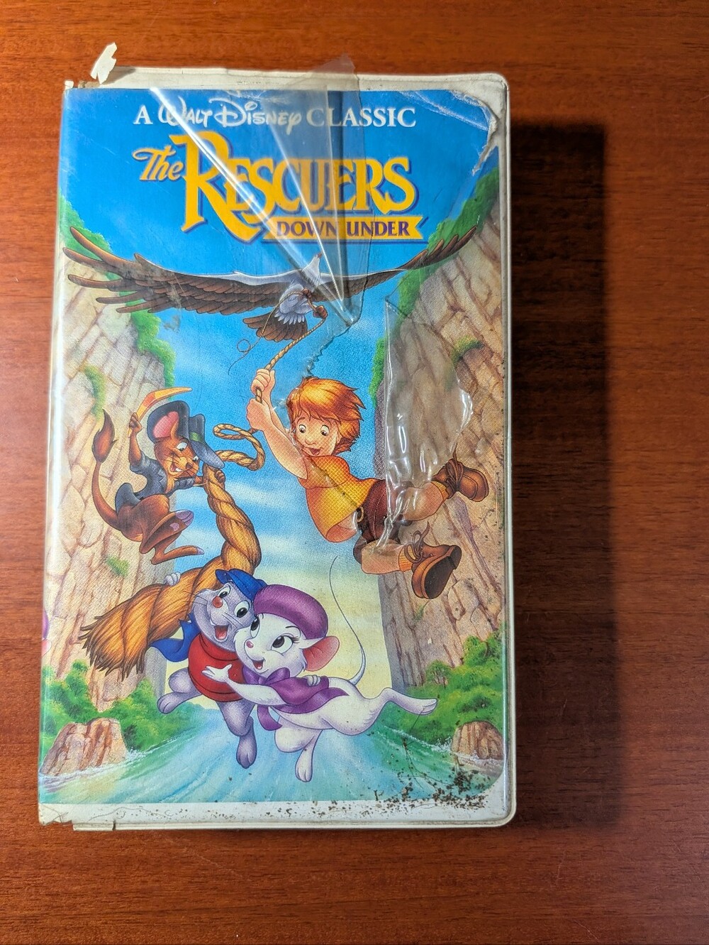 A Walt Disney Classic The Rescuers Down Under VHS Tape